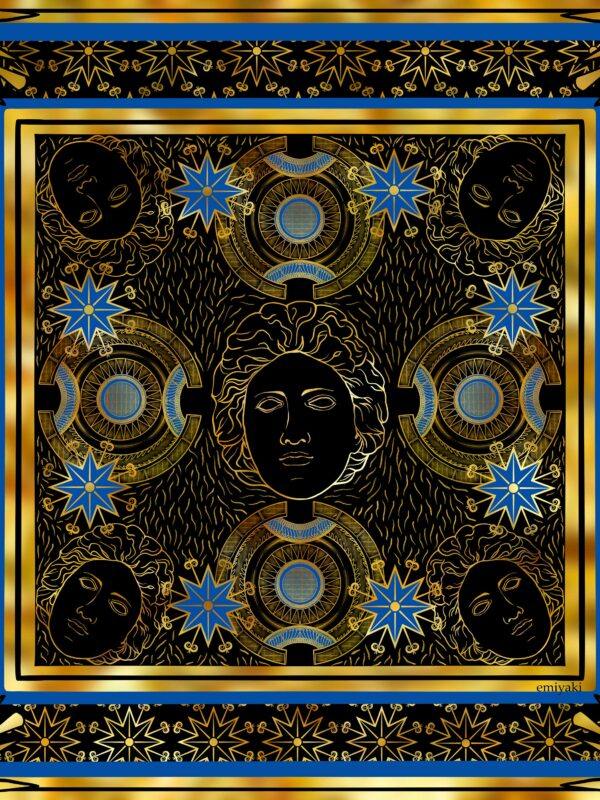 Great Alexandros silk scarf