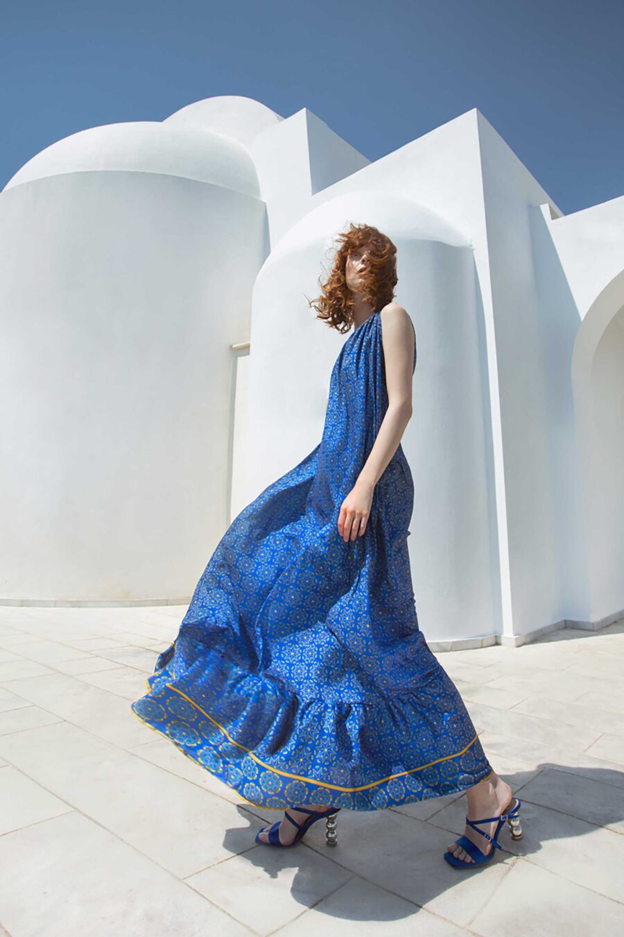 Helios Blue Star dress long - Image 3