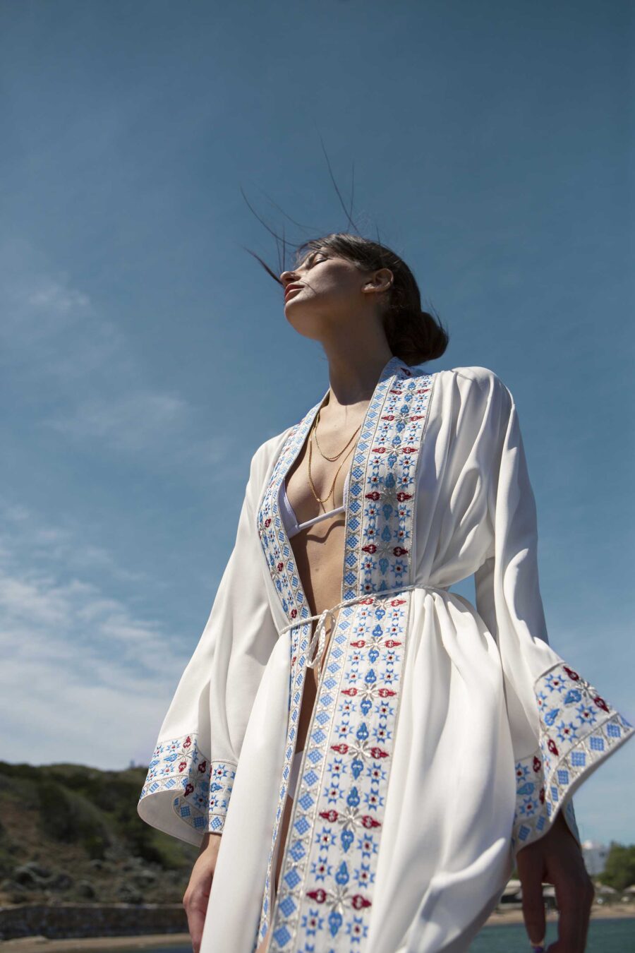 MinosLuxury Embroidery kimono - Image 2