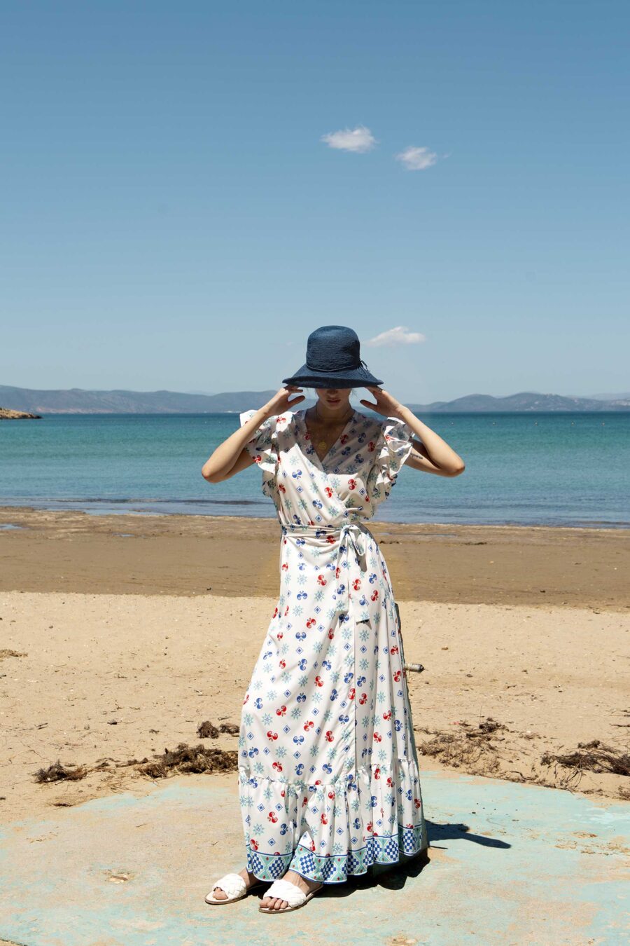 Prince lilies wrap dress - Image 2
