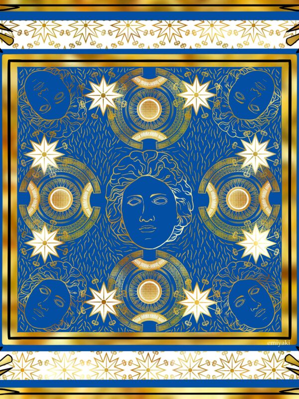 Great Alexandros silk scarf