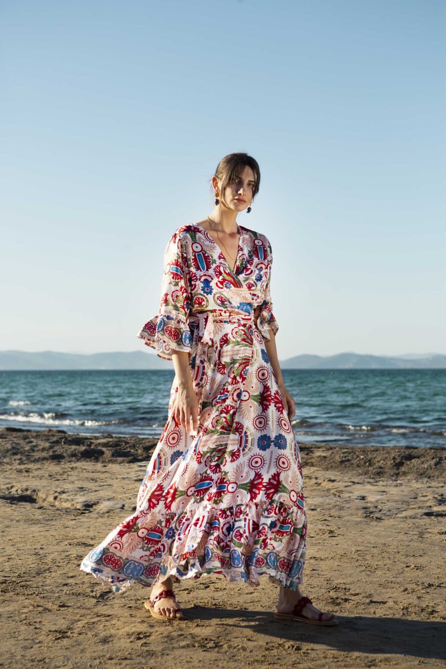 Canea wrap dress volan - Image 2
